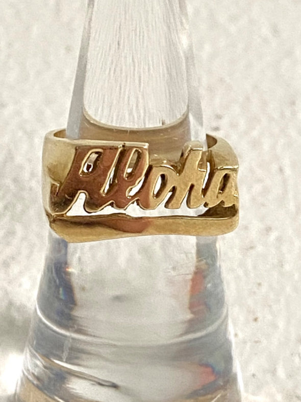 GOLD ALOHA Rings, 6